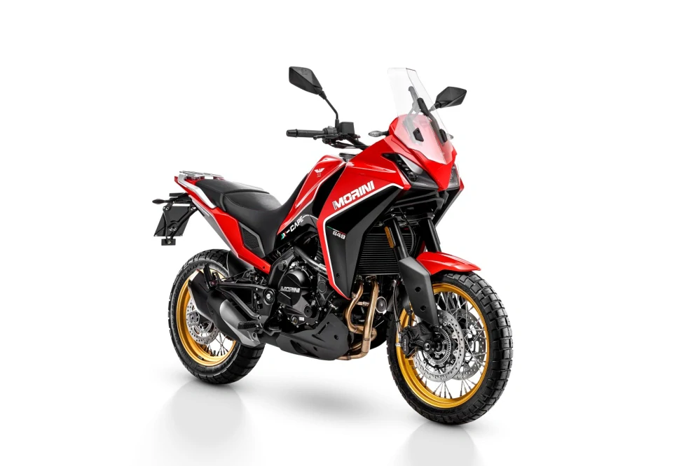 Moto Morini X-Cape (zlaté ráfky)